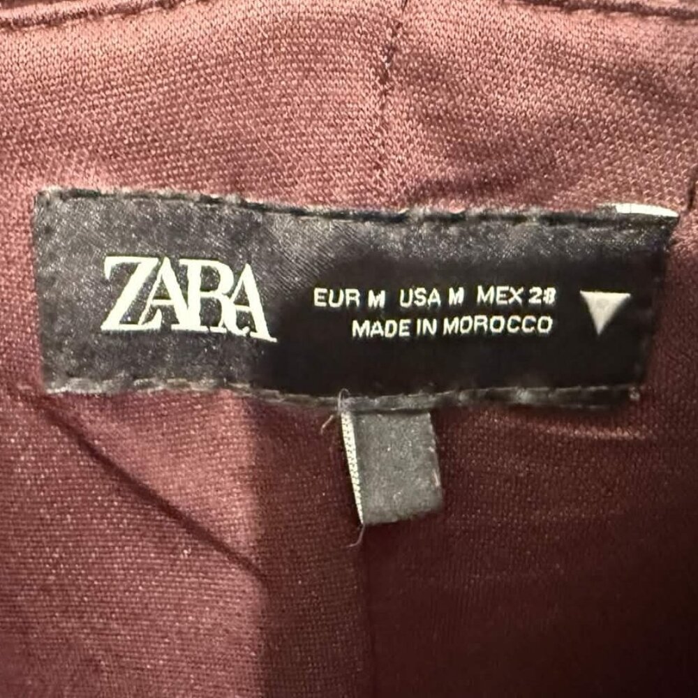 Zara Corset Velvet Mini Dress - Picture 4 of 6